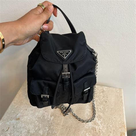 extra large prada backpack|prada nylon mini backpack.